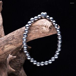 Charm Bracelets Natural Healing Power Hematite Stone Therapeutic Magnetic Macrame