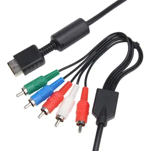 1.8m Multi -komponent AV -kabel Audio Video Cord Wire f￶r Sony PlayStation 2 3 PS2 PS3