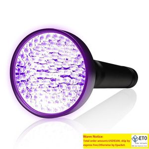 18W UV Black Light Flashlight 100 LED 최고의 자외선 및 홈 호텔 검사 검사