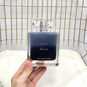 profumo da uomo di lusso For Him Bleu Noir 100ml Eau De Toilette Fragranza estrema Lunga durata Buon odore EDT Maschio Colonia Alta versione Qualità nave veloce