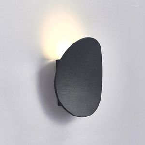 Aluminum 7W LED Wall Light Outdoor Waterproof IP65 Porch Garden Lamp & Indoor Bedroom Bedside Decoration Lighting