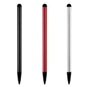 Caneta universal caneta 2 em 1 lápis de tela de toque resistiva capacitiva para canetas de desenho de comprimido para telefone para PC