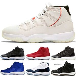 2023 popular original 11s basketball shoes men 11 25th Anniversary Gamma Blue Bred High Concord 23 45 Prom Night Platinum Tint space jam gym Jordam JERDON