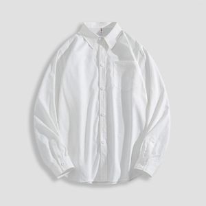 M￤ns avslappnade skjortor m￤n Autumn Winter Single Breasted Lapel Beach Long Sleeve V Neck T For Small Shirt Spandex Scrub Tee