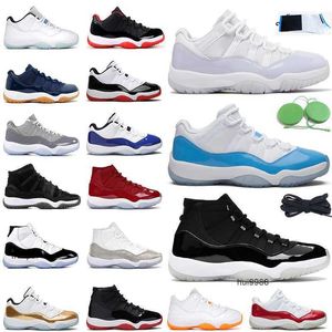 2023 Jumpman 11 White Concord Hoded Low Men Women 11s Buty koszykówki