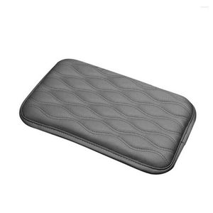 Steering Wheel Covers Car Armrest Pad Cover Interior Protector Universal Center Console PU Leather Soft Cushion