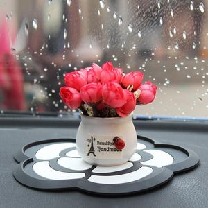 Decorazioni per interni Articoli per l'arredamento Veicolo Piante in vaso per l'auto Fiore artificiale Piccoli ornamenti adorabili Giappone Corea Cina