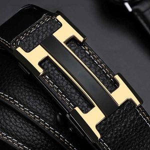 2022 Brand Belt Mens women Automatic Buckle Leisure Business Top Leather Dress jeans Belts Men Youth Fashion Trouser Belt