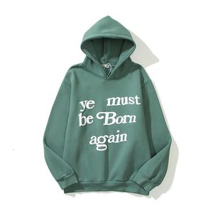 Hoodie Mens Hoodies Designer Classic Wests Lüks CPFM Ye Tekrar Baskılı Kadın Çift Vintage Pullover Sweater Hooded