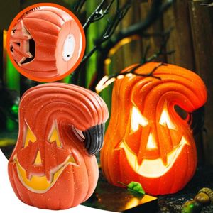 Kronleuchter Innen Glühbirne Lichterketten Halloween Kürbis LED Orange Dekor Outdoor