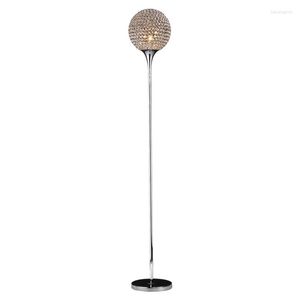 Lampy podłogowe Nowoczesne kryształowe lampa D10 „x H66” salon sypialnia luksusowe światła Studiuj restaurację Noble Standard