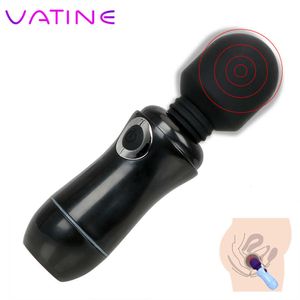 Brinquedos sexuais Masagre Massagers elétricos Spear vatina Silicone G Rod Toys eróticos para mulheres Clitoris Modos de estimulação