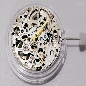 Watch Repair Kits Parts Mechanical Skeleton Movement Imitation West 8205 Single Calendar Transparent