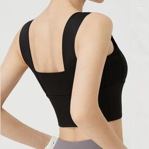 Yoga Outfit 2022 Summer Sports Bra Beauty Back Cross Antiurto Stile di raccolta Fitness in Europa America per le donne