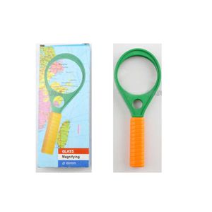 Microscopio in vetro Lupe portatile per ingrandimento portatile Handhell ​​3x 4x 5x 6x 8x 10x ISPEZIONE BAMBINI ISPEZIONE PER LETTURA 50mm 60mm 75mm