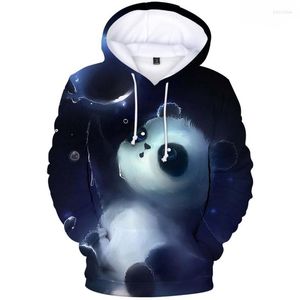 Bluzy męskie Najnowsze 3D Panda Mężczyźni Bluz Bluzy Kobiety Pullovers Moda jesień dzieci słodkie zwierzę zwierzęta z kapturem swobodne chłopcy dziewczęta odzież sportowa