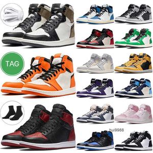 2023 1s neue Männer Frauen High OG Basketballschuhe Patent gezüchtetes Erbe Hommage an home jumpman1 mens Sport guter Trainer Sneakers Jordam Jerdon