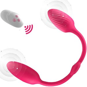 Electric massagers Vibrating spear Remote Control Speeds Double Head Jump Egg Bullet Dildo Vibrator Anal Butt Plug Adult Sex Toys For Couples Women Rechargeable