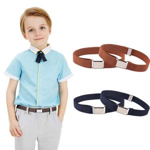 Wholesale 12 Styles Children Boys Girls Adjustable Stretch Elastic Toddler Belts With Buckle For Kids