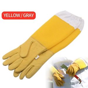 Other Garden Supplies 1Pair Beekeeping Gloves Protective Sleeves Breathable Anti BeeSting Sheepskin Long For Beekeeper Tools 221028