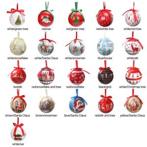 Decorações de Natal Férias de casamento Party Party Xmas Diy Crafts Bells Jingle Balls Ornamentos pendurados em árvores Decoração