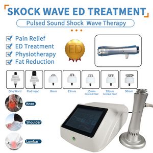 Annan skönhetsutrustning Akustisk chockvåg Zimmer Shockwave Therapy Beauty Machine för erektil dysfunktionsbehandling Ed DHL