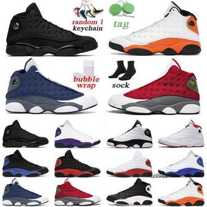 2023 13S Black Cat Mens Basquete História de Flight Hyper Royal Red Flint Reverse Ele conseguiu o treinador de homens de estrela do ar livre Jordam Jerdon