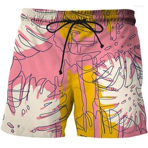 Herrshorts Herr Rolig Herr Graffiti Art Board 3D-tryckt Summer Beach Masculino 2022 Dam Snabbtorkande Baddräkt Kort Homme