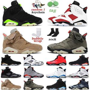 2023 jumpman 6 scarpe da basket da uomo British Khaki Olive Electric Green Tinker 6s Carmine outdoor men trainer Jordam JERDON