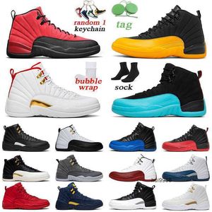 2023 Jumpman 12 Mens Basketball Shoes Game Game 12S Университет Золотой гамма -синие мужчина спортивные кроссовки Джордам Джердон