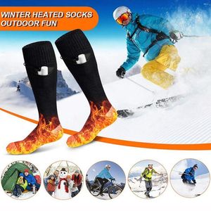 Men's Socks 2022 Winter Warming Electric Heating Rechargeable Battery For Men And Women Outdoor Motorcycle Skiing Cycling