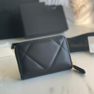 Handbags Big LATTICE Wallet Small Zipper Coin Purse Top Genuine Leather Women Handbag Clutch Purses Card Holder Key Pouch Money Bag Short Wallets porte monnaie