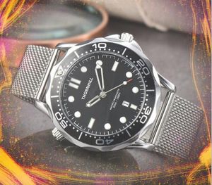 Popular Selling Men Watch Stopwatch Fashion Simple Dial Casual clock Man Full Stainless Steel Mesh Luxury Quartz Movement Calendar Gold Bracelet Watches