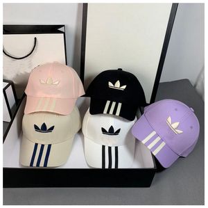 Party Hats Canvas Baseball Hat Designers Caps Hattar Kvinnor Monterade Cap Fashion Fedora Letter Stripe Men Casquette Beanie Bonnet-utan låda