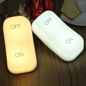 Night Lights Light Lamp ON/OFF Key Switch Two Tranche Adjustable Dual Mode Gravity Sensor Power Supply Atmosphere Bedside Bedroom