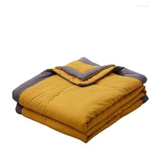 Coperte Cotone. Trapunta per aria condizionata Summer Cool Spring And Autumn Thin Core Single Double Coperta per studenti per bambini