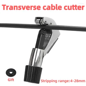 Fiberoptisk utrustning Optisk kabel Strippare Tvärsnittskärmrör Rör Verktyg Tråd Slitter tillämpligt intervall 4-28mm