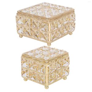 Watch Boxes Jewelry Trinket Box Keepsake Earring Holder Display Organizer Decor