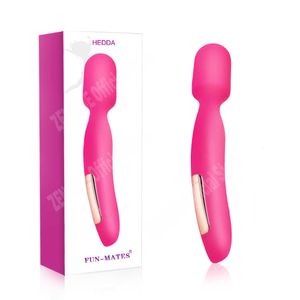 Full Body Massager Sex toy Electric Vibrating spear Powerful AV Vibrator Dildo Body Female Masturbator Toys for Woman G-point Machine L6KJ 6L2P