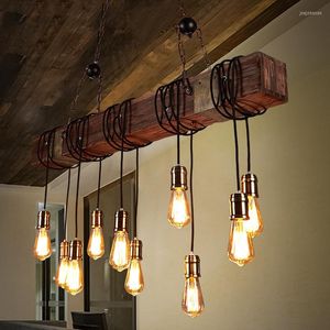 Lampy wiszące nowoczesne dekoramison maison pendente żelazne dekoracja domowa e27 Lekkie światła LED Lampa przemysłowa Lamp Luminaire