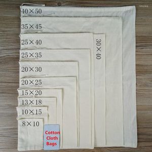 Gift Wrap 6 9/7 8/8 10/10 15cm 20 Sizes Cotton/sack/gunny/cloth Drawstring Bags Gunny Water Boil Bag Milk Coffee Filter
