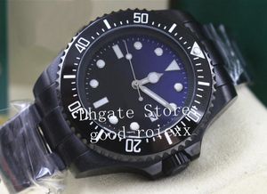 5 Färg Män automatiska klockor Mekaniska 2813 Titta på LUMINOURINE SEA PRO HUNTER MEN Black PVD Sport Dive Steel Sapphire Crystal Gradient Blue Date armbandsur med armbandsur