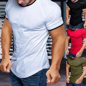 Męskie koszulki 2022 Modna Summer Fitness T-shirt Multi kolor 3 D druk swobodny zabawny top