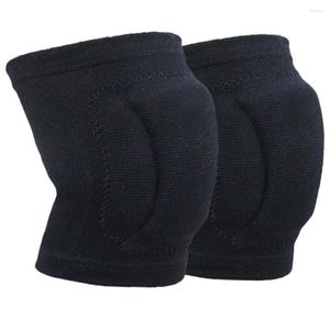 Knee Pads 1 Pair Knitted Volleyball Universal Breathable Reduce Practical Pressing Cap Outdoors Silicone Antislip Strip