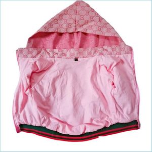 Abbigliamento per cani Abbigliamento per cani di design Abbigliamento classico con motivo a lettere Cappotto felpa con cappuccio per animali domestici di lusso esclusivo per cani di taglia piccola e media Fr Dhuhv