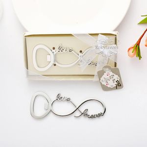 20st Silver Love Forever Infinity Bottle Opener Wedding Favors Bridal Shower Anniversary Keepsake Party Supplies Souvenirs Gifts Beer Opener
