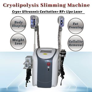 Two Cryo Heads Cryolipolysis Slimming Machine Multi-Functional Fat Freezing Cellulite Removal 40k Cavitation Weight Loss Portable Design