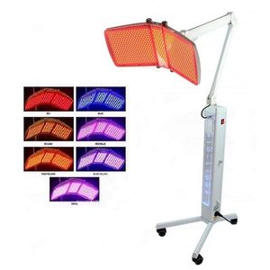 Stand Style Bio Popular PDT LED Light Therapy Beauty Spa Máquina de tratamento de acne com rodas