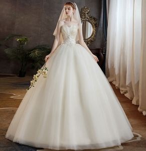 2023 nuovo modello innamorato perline paillettes e perle abito da sposa fatto a mano abito senza spalline super elegante e di lusso