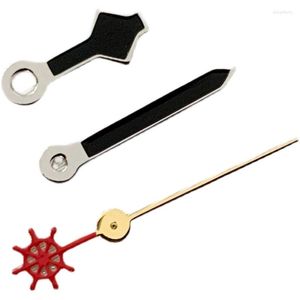 Watch Repair Kits NH35 Hands Pointer ForJapan NH36 4R36 Automatic Movement Black Silver Edge Spider Web Seconds Needle